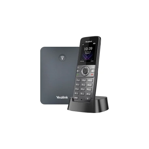 База W70B+трубка W74H до 10 SIP-аккаунтов, до 10 трубок на базу, до 20 вызовов, шт YEALINK (W74P) (W74P#SFT)