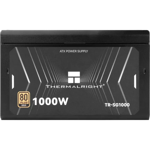 Блок питания 1000W/ Power Supply Thermalright, 1000W 80+ Gold (ATX, 3.1, PCIe 5.1, Full modular, 1x24(20+4)pin 600mm, 2xCPU 8(4+4)pin 650mm, 3xPCIe*2 8(6+2)pin 650+150mm, 1x12VHPWR PCIe 5.1 12+4pin 60 (TR-SG1000)