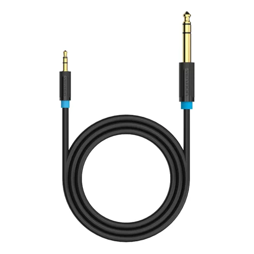 Кабель Vention аудио Jack 6,5 mm M/ 3,5 M - 1,5м (BABBG)