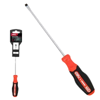 Шлицевая DL3442 SL3x150мм сталь S2, матовый стержень, двухкомпонентная прорезиненная рукоять