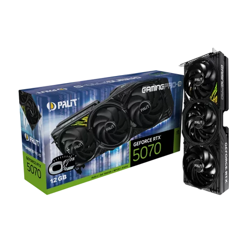 Видеокарта PCIE16 RTX5070 12GB PA-RTX5070 GAMINGPRO-S OC 12GB PALIT (NE75070T19K9-GB2050U)