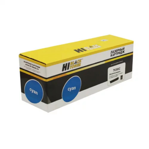 Тонер-картридж Hi-Black HB-TK-590C, голубой, 5000 страниц, для Kyocera FS-C5250DN/ C2626MFP (98960700122)