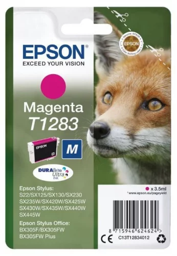 Картридж/ Epson I/C for S22/SX125 magenta (C13T12834012)