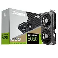 Видеокарта Zotac PCI-E 4.0 RTX 5050 TWIN EDGE NVIDIA GeForce RTX 5050 8Gb 128bit GDDR6 2602/ 17000 HDMIx1 DPx3 HDCP Ret (ZT-B50500E-10M)