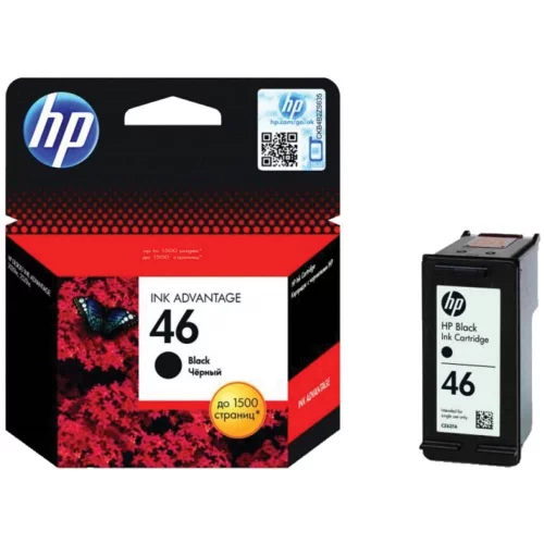 Картридж/ HP 46 Black Ink Advantage Ink Cartridge (CZ637AE) фото 2