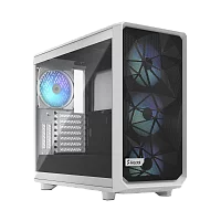 Корпус ПК без блока питания/ Case Fractal Design Meshify 2 RGB TG Clear Tint, Midi-Tower, 4x140mm RGB, 2xUSB-A 3.2 + 1xUSB 3.2 Type-C E-ATX, ATX, mATX, mITX White (FD-C-MES2A-08)