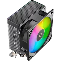 Кулер для процессора/ CPU Cooler Ocypus Gamma A20 BK ARGB (110W, 3-pin, 122.5mm, Al/ Cu, 2x6mm, ARGB, 1x92mm, 32CFM, 21dBA, 1900RPM, S: 1851/ 1700/ 1200/ 115X, AM5/ AM4, black) (GAMMA-A20-BK1AAWN00F-GL)