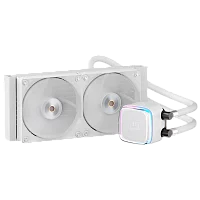 Жидкостная система охлаждения Ocypus Iota L24 WH ARGB White 280W/ All Intel/ AMD AM*/ Digital display / Screws (IOTA-L24-WH2ANWNN00X-GL)