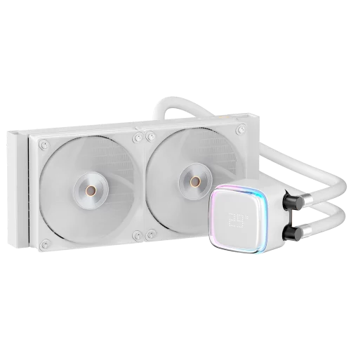 Жидкостная система охлаждения Ocypus Iota L24 WH ARGB White 280W/ All Intel/ AMD AM*/ Digital display / Screws (IOTA-L24-WH2ANWNN00X-GL)
