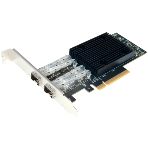 Сетевая карта/ Broadcom PCIe 2-Port 10G SFP+ Network Adapter (N-1080)