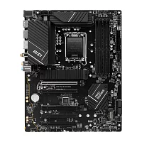 Материнская плата/ MB MSI INTEL B760 s1700, 4xDDR4(128GB), HDMI 2.1/DP, 2xPCIe 4.0x16, 3xPCIe 3.0x16, 1xLAN (2.5GbE), Wi-Fi, BT, 4xSATA 6Gb/s, 2xM.2, 1xUSB-C, 2xUSB 3.2, 4xUSB 2.0, 1xPS/2, ATX (PRO B760-P WIFI DDR4)