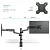 Кронштейн для 2-х мониторов ONKRON G140 (ONKRON G140 BLACK) (ONKRON G140 BLACK)