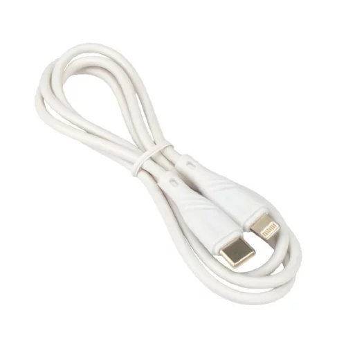 Cablexpert Кабель USB2.0 Lightning/Type-C, 2.1А, 20Вт, PD, медь, Mobile1, 1м, белый, коробка (CCB-USB2-CMAPO1-1MW)