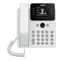 Fanvil V62G White Enterprise Phone6-Party Local ConferenceHD voice 6 SIP lines2.8 Inch color screenOpus+IPV6 .15 DSS Key PSU