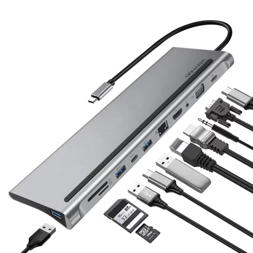 Мультифункциональная док-станция Vention USB Type C 11 в 1 (THTHC)