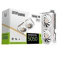 Видеокарта Zotac RTX5050 TWIN EDGE OC WHITE ED 8GB GDDR6 128bit 3xDP HDMI 2FAN MEDIUM PACK (ZT-B50500Q-10M)