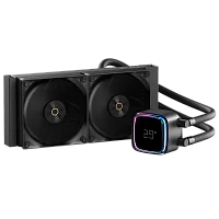 Жидкостная система охлаждения Ocypus Iota L24 BK ARGB Black 280W/ All Intel/ AMD AM*/ Digital display / Screws (IOTA-L24-BK2ANWNN00X-GL)