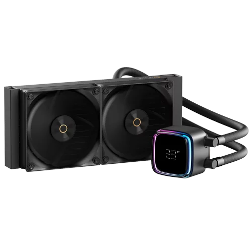 Жидкостная система охлаждения Ocypus Iota L24 BK ARGB Black 280W/ All Intel/ AMD AM*/ Digital display / Screws (IOTA-L24-BK2ANWNN00X-GL)