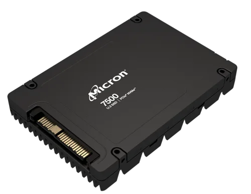 Твердотельный накопитель Micron 7500 PRO 7.68TB NVMe U.3 (15mm) PCIe NVMe Gen4 1x4 (v2.0b) R7000/ W5900MB/ s 3D TLC MTTF 2М 1100K/ 215K IOPS 14016TBW SSD Enterprise Solid State Drive, 1 year, OEM (MTFDKCC7T6TGP-1BK1JABYY)