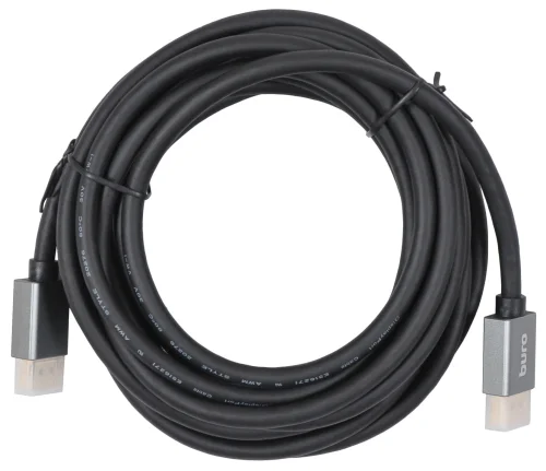 Кабель аудио-видео Buro V1.4 DisplayPort (m)/DisplayPort (m) 5м. позолоч.конт. черный (BHP-DPP-1.4-5G) фото 5