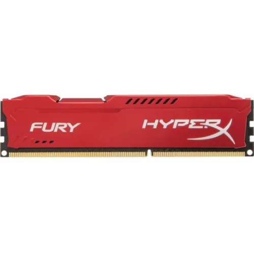 Модуль памяти Kingston HX316C10FR/8, DDR3 DIMM 8GB 1600MHz, PC3-12800 Mb/s, CL10, 1.5V, HyperX Fury Red (HX316C10FR/8)