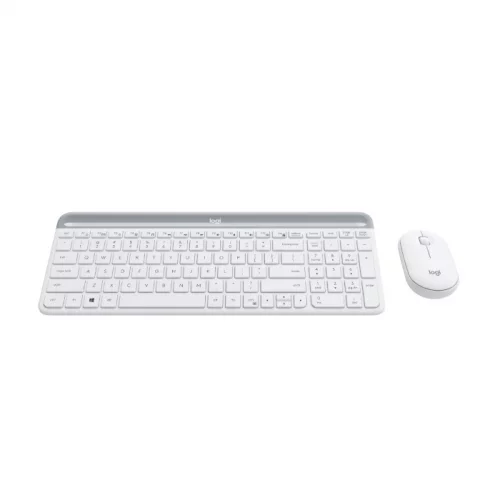 Комплект (клавиатура + мышь)/ Logitech Slim Wireless Keyboard and Mouse Combo MK470 Slim, Offwhite (920-009207)