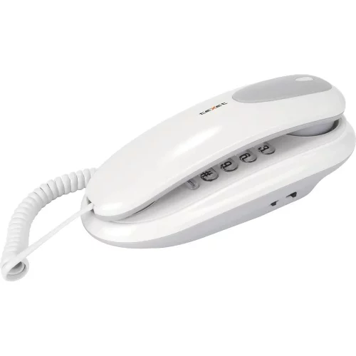 Телефон проводной Texet TX-236 серый (125840)