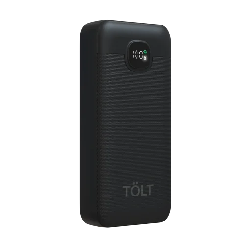 Портативный аккумулятор TOLT Stor SR-LC20B, 20000mAh, 22,5W, fast charging and PD, black Powerbank TOLT Stor SR-LC20B, 20000mAh, 22,5W, fast charging and PD, black/ Powerbank TOLT Stor SR-LC20B, 20000