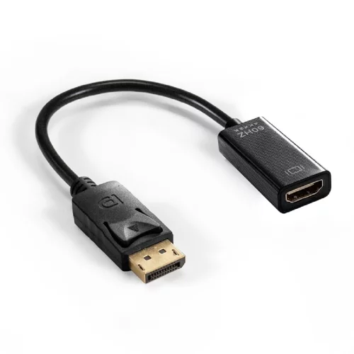 Exegate EX294707RUS Кабель-переходник DisplayPort-HDMI ExeGate EX-DPM-HDMIF-0.2 (20M/ 19F, DP1.2 4K@60Hz, 0,2м)
