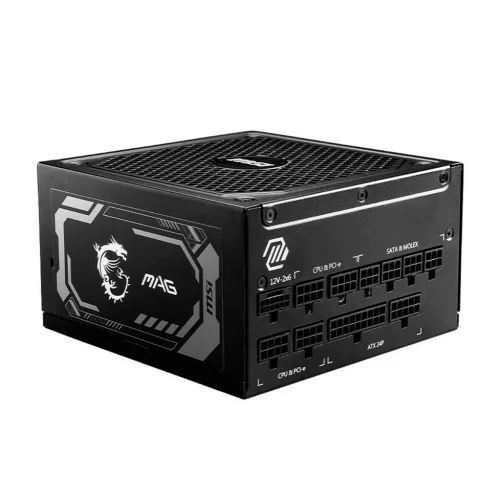 Блок питания MSI MAG A1000GL PCIE5 1000W, 80+ Gold, полностью модульный, ATX 3.0, PCIE5, RTL (306-7ZP9B11-CE0)