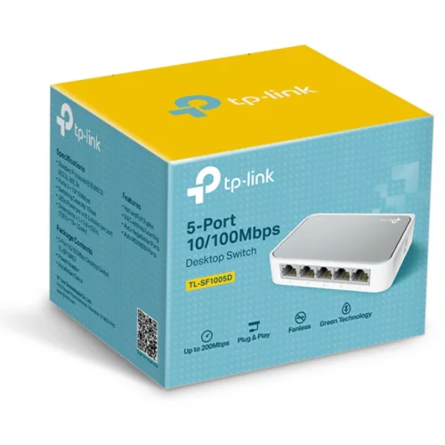 Коммутатор TP-LINK TL-SF1005D 5x RJ45 (TL-SF1005D) фото 2