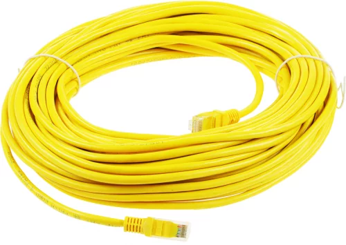 Патч-корд Premier PP12-20M/ Y 1000Гбит/ с UTP 4 пары cat5E CCA molded 20м желтый RJ-45 (m)-RJ-45 (m) (PP12-20M/Y)