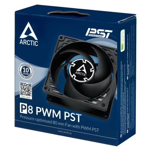 Вентилятор Arctic Cooling Вентилятор корпусной ARCTIC P8 PWM PST (Black/ Black) - retail (ACFAN00150A) (702034) фото 2