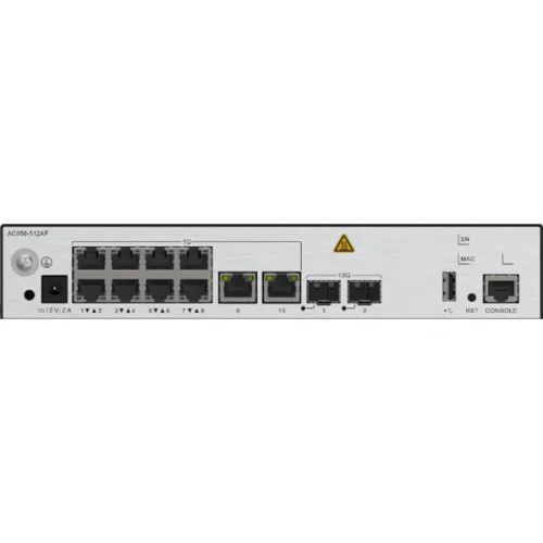 Контроллер HUAWEI eKit Access Controller AC650-512AP, 10*GE electrical ports,2*10GE optical ports, with the AC/ DC adapter (02356EQH-001)
