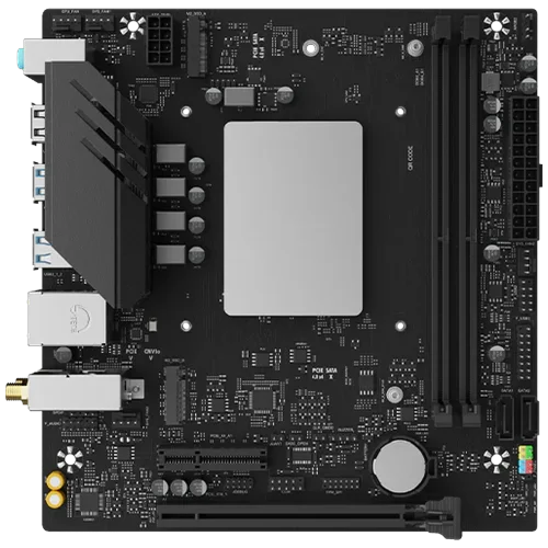 Материнская плата Maxsun MS-MoDT 230H D4 WIFI 230H, SoC, 2xDDR4, 1*PCIEx16, 1*PCIEx4, 2*M.2, 6*USB3.2Gen1, 6*USB2.0, 2*SATA3.0, 1G, M-ATX, RTL (6940709664209)