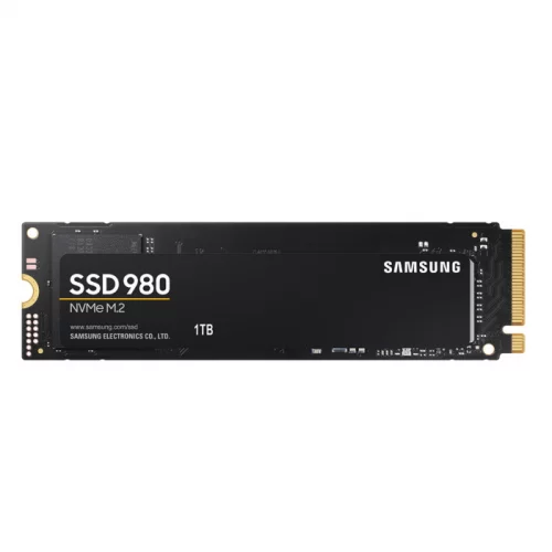 Твердотельные накопители/ Samsung SSD 980, 1000GB, M.2(22x80mm), NVMe 1.4, PCIe 3.0 x4, 3-bit MLC, R/W 3500/3000MB/s, IOPs 500 000/480 000, TBW 600, DWPD 0.33 (12 мес.) (MZ-V8V1T0BW) фото 3