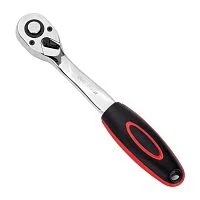 Ключ-трещотка Deli DL2522 1/2" длина 255мм, 72 зуба, шестерня Cr-Mo, быстросъемная