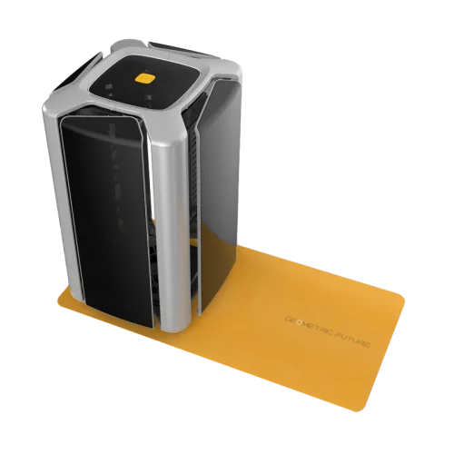 Корпус ПК без блока питания/ Case Geometric Future Model 2 The Ark, Midi-Tower, TG, no fans, 3xUSB-A 3.0, 1xUSB 3.2 Type-C, mATX, mITX Gray (1AM2AKGA00100) фото 5