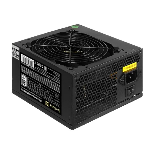 Exegate EX282046RUS Блок питания 650W Exegate 650PPH-LT, RTL, 80+, ATX, black, APFC, 12cm, 24p, (4+4)p, 5*SATA, 3*IDE фото 2