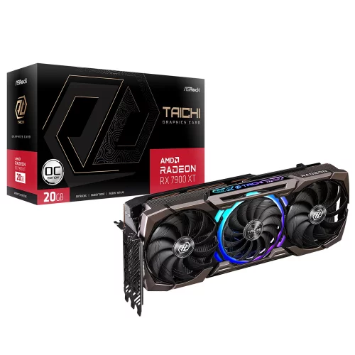 RX7900XT Taichi 20GB OC 20GB GDDR6 320bit 3 x DisplayPort™ 2.1 / 1 x HDMI™ 2.1 (RX7900XT TC 20GO)