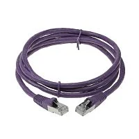 Патч-корд ACD-LPS6AZ-15P Cat6a SSTP 26AWG 4Pair, CU, LSZH, Пурпурный, 1.5м
