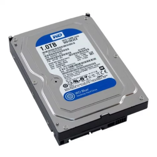 Жесткий диск/ HDD WD SATA3 1TB Caviar Blue 7200 RPM 64Mb 1 year warranty (WD10EZEX)