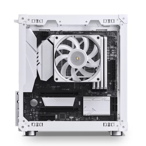 Корпус без блока питания/ Case JONSBO C6-ITX, Micro-Tower, no fan, 1xUSB-A 3.0 + 1xUSB-C 3.1, mDTX, mITX White (C6-ITX WHITE) фото 11