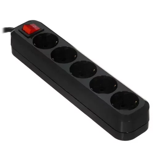 5bites SP5B-318 Сетевой фильтр 5S / 3*1.5MM2 / 16A / ABS / 1.8M / BLACK фото 2