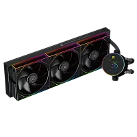 Система жидкостного охлаждения/ Water Cooling System Thermalright Frozen Magic 360 Digital V2 (360mm, LED temp., Black, ARGB/ Fans: 3x120mm, 68.9CFM, 28.2dBA, 2000RPM/ Pump height 54.4mm, Rad thicknes (F-MAGIC-DIGITAL-BL-360-ARGB)