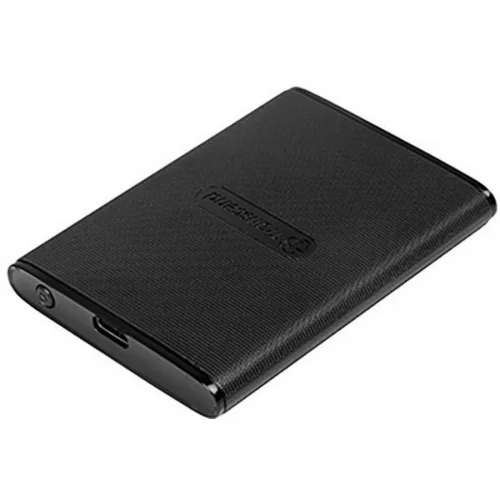 Твердотельный накопитель/ Transcend External SSD ESD270C, 1000GB, Type-C, USB 3.1 Gen2, R/W 520/460MB/s, 77x56x10mm, Black (3 года) (TS1TESD270C)