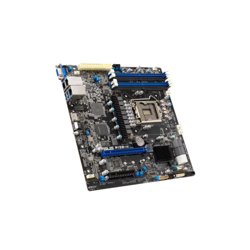 ASUS Motherboard P12R-M,1xLGA1200,4x3200/ 2933/ 2666UDIMM(upto128GB),6xSATA3 6Gb/ s p,1xM.2,2xPCIe Gen4 slot(1x16/ 1x8),2x1GbE,ASMB10,3Y Wr (90SB09X0-M2UAY0)