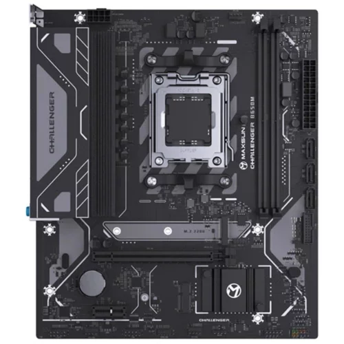Материнская плата MAXSUN MS-Challenger B650M, AM5, B650, 2*DDR5, 3*SATA3, M.2, 4*USB 3.2, 2*USB 2.0, 1*PCIEx16, 1*PCIEx1, DP+HDMI, mATX
