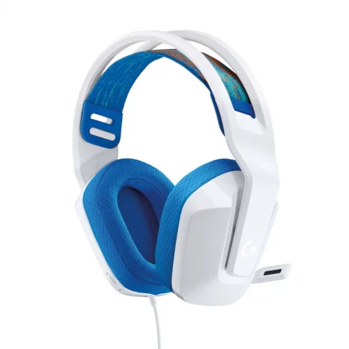 Гарнитура Logitech G335 (981-001018) (981-001018) Гарнитура/ Logitech Headset G335 Wired White Gaming -3.5 мм (981-001018) фото 3