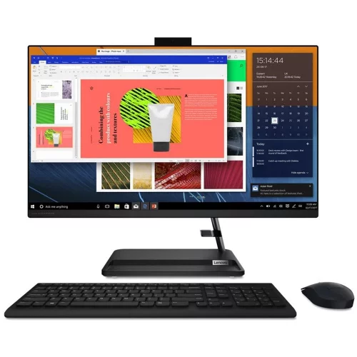 *Моноблок Lenovo IdeaCentre AIO 3 27IAP7 27 FHD IPS/ nonTOUCH/ Core i7-1260P 1.50GHz (Up to 4.7GHz) Duodeca/ 16GB/ 512GB SSD/ MX550 2GB/ noDVD/ WiFi/ BT5.1/ 5.0MP/ noCR/ KB+MOUSE(WLS)/ DOS/ 1Y/ BLACK (F0GJ00DLRU)